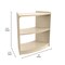 Flash Furniture Bright Beginnings Commercial Bow Front 2 Tier Wooden Classroom Open Corner Storage Unit, Natural MK-KE24060-GG - alternate 4